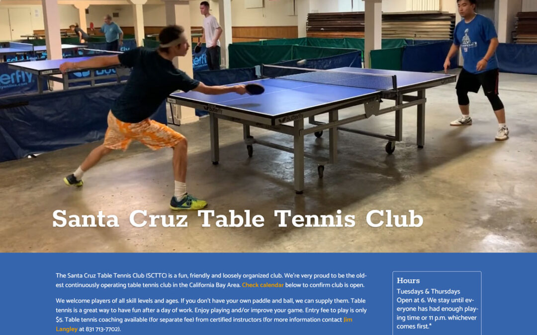 web • Santa Cruz Table Tennis Club